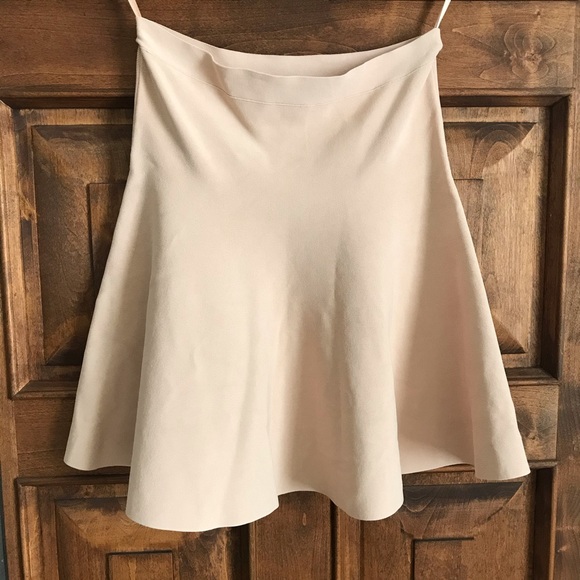 BCBG Ingrid Bare Pink A-line Skirt - Picture 5 of 8